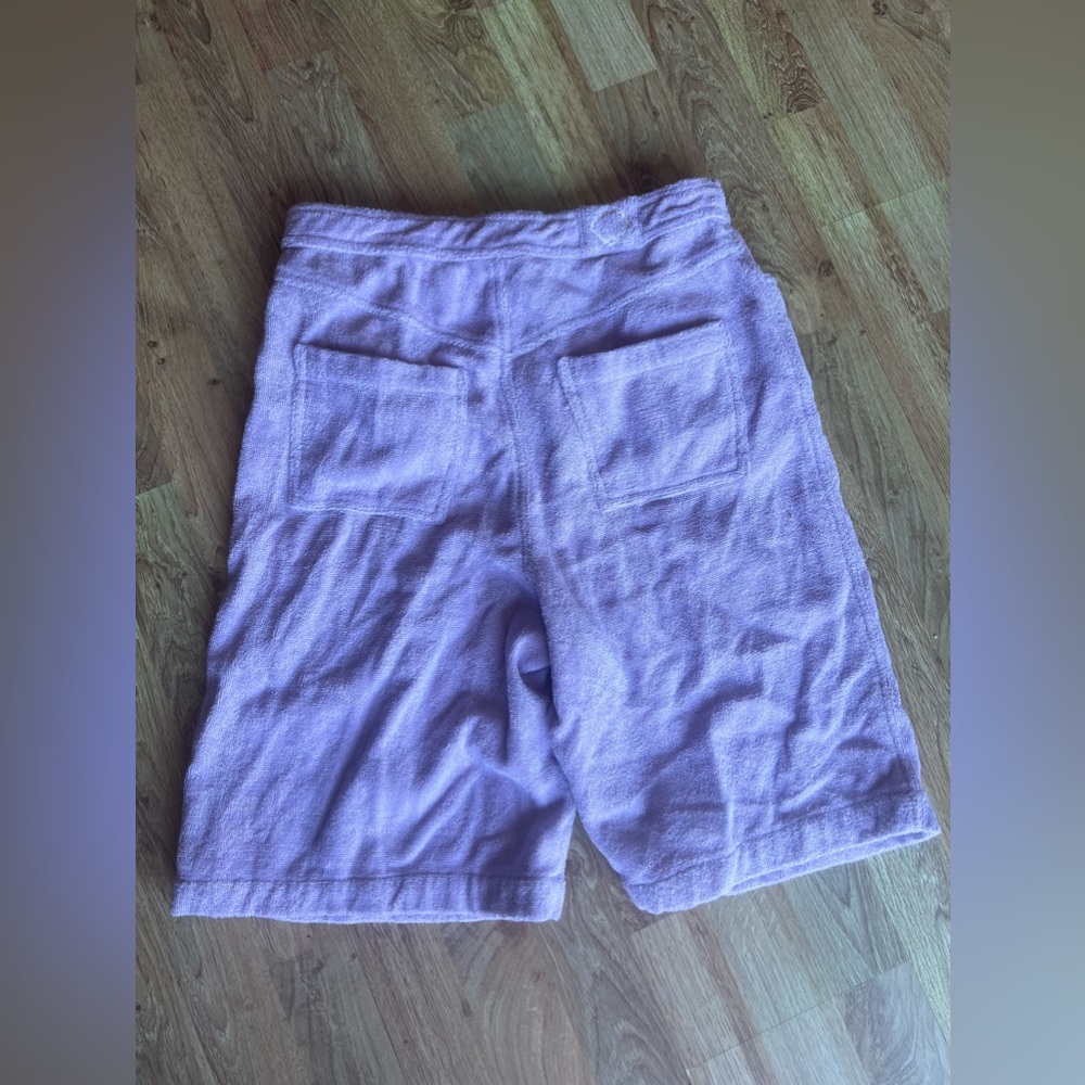 TERRY Lavender Beach Club Cruise Shorts XL NWT | 100% Cotton Terrycloth Lounge - Picture 5 of 5
